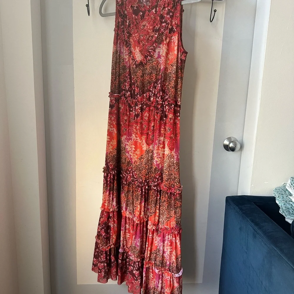 Johnny Was Josephina Mesh Midi Dress - Picture 3 of 8